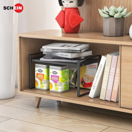 Полка SCHEIN HD0062-S-WD настольная для кухни/ванной черная