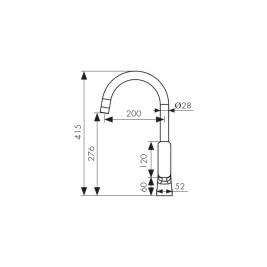 Смеситель KAISER 76144 Clever для мойки
