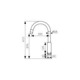 Смеситель KAISER 76144 Clever для мойки