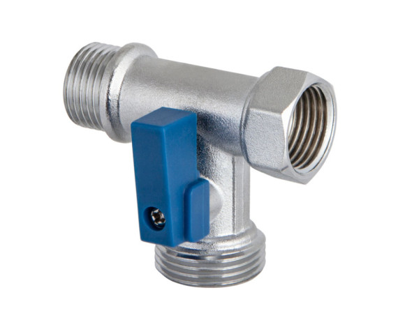 Кран KAISER 270 стир. прох. 1/2"х3/4"х1/2" под ключ