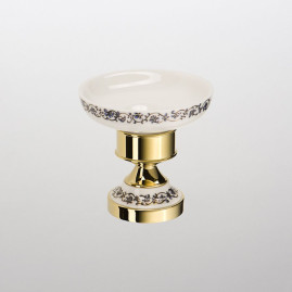 Мыльница SCHEIN 7053007VF GOLD настольная керамика 