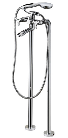 Смеситель KAISER 57222 Trio напольный для ванны, хром