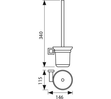 Ёршик KAISER KH-4306 Canon настенный Ёршик KAISER KH-4306 Canon настенный