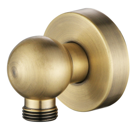 Кронштейн KAISER 0044 настенный для душевого шланга металлический, Бронза