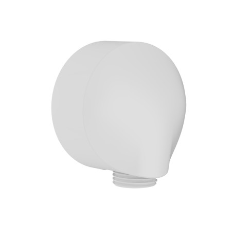 Кронштейн KAISER 0102 настенное подключение душевого шланга, G 1/2, белый матовый