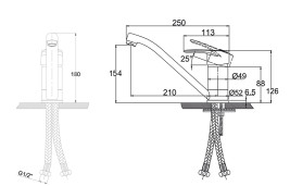 Смеситель KAISER 20433 City для кухни