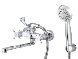 Смеситель KAISER 58022 Cuatro для ванны (кран-букса 6158)