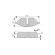Полка для ванной KAISER KH-5250 настенная прямая с двумя крючками из нержавеющей стали хром