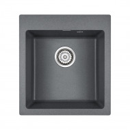 Мойка кварцевая ZEMAR, PM104651-DG, графит, 460х510 мм, Paulmark