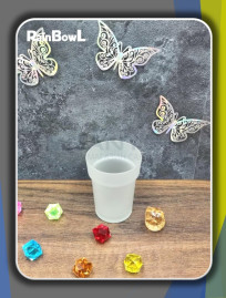 Стакан Rainbowl FORA стекло "Конус" матовый (129-216)