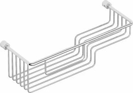 Мыльница Langberger 10560A "Решетка" к стене двойная хромированная