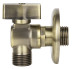 Кран KAISER 266 (261An) -1/2"х1/2" угловой бронза