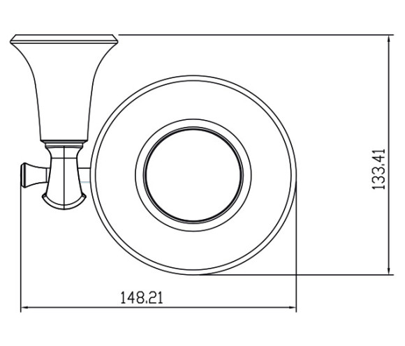Мыльница KAISER KH-4003 Bronze II к стене