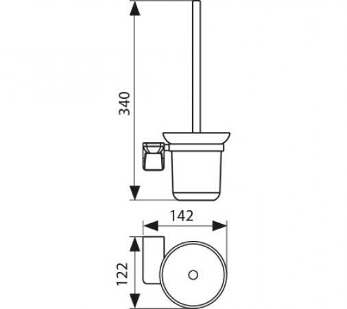 Ёршик KAISER KH-1706 Vera настенный