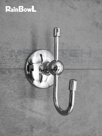 Крючок Rainbowl OTEL для ванной 2527-2 одинарный хром