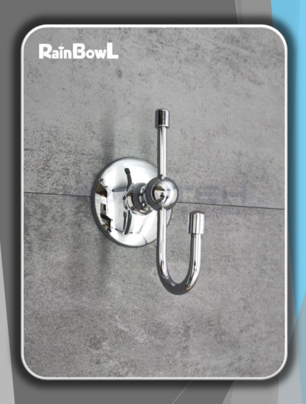 Крючок Rainbowl OTEL для ванной 2527-2 одинарный хром
