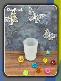 Стакан Rainbowl FORA стекло прямой матовый (129-118)