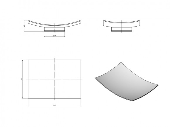 Мыльница Langberger 70117 настольная хромированная Мыльница Langberger 70117 настольная хромированная