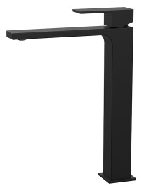 Смеситель KAISER 01311-9 Cube для раковины, неповоротный, чёрный матовый