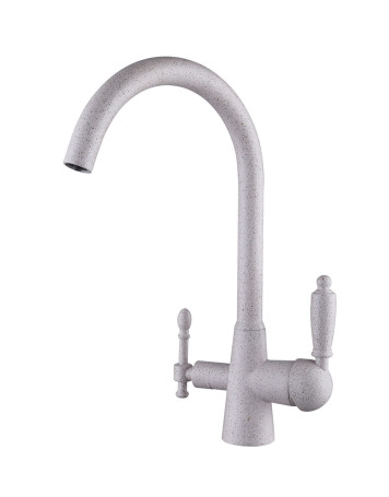 Смеситель KAISER 31744-4 Vincent для кухни, с краном для питьевой воды, песочный