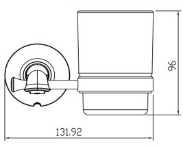 Держатель KAISER KH-4005 Bronze II стакана