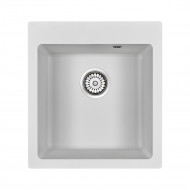 Мойка кварцевая ZEMAR, PM104651-WH, белый, 460х510 мм, Paulmark