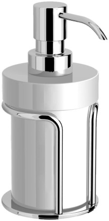 Диспенсер Langberger 10923A для жидкого мыла, керамический, настольный круглый