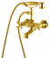 Смеситель для ванны KAISER Carlson Style 44222-3/44223-3 GOLD