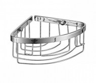 Полка Rainbowl FORA "GKL" 1-этажная хром (15/G)15 см с крючками