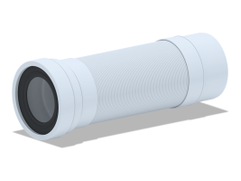 Удлинитель гибкий АНИ Пласт К731R для унитаза выпуск 110 мм (365-1085мм)