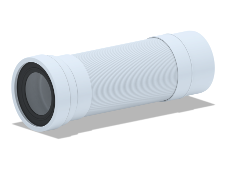 Удлинитель гибкий АНИ Пласт К731R для унитаза выпуск 110 мм (365-1085мм)