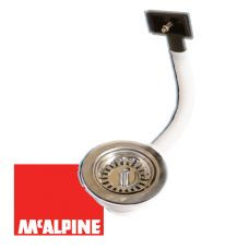 Перелив для мойки под прямоугольное отв. 1 1/2"-113мм "McALPINE" OR2-113S