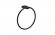 Полотенцедержатель кольцо черный матовый Sonia 168224