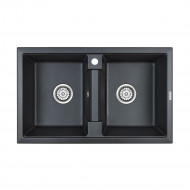 Мойка кварцевая ZWILLING PM238150-BLM, черный металлик, 810х500, Paulmark