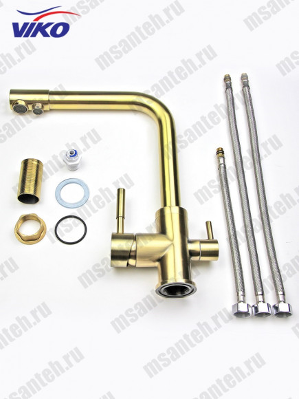 Смеситель для кухни с краном для питьевой воды VIKO V-5034 Смеситель для кухни с краном для питьевой воды VIKO V-5034