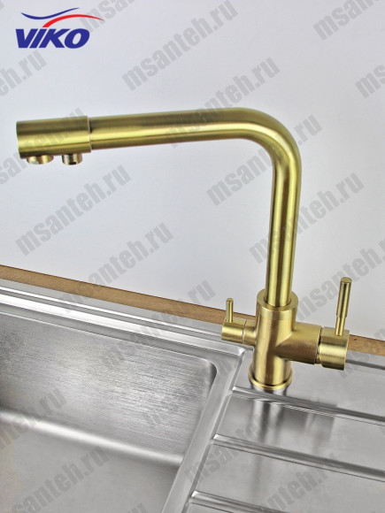 Смеситель для кухни с краном для питьевой воды VIKO V-5034 Смеситель для кухни с краном для питьевой воды VIKO V-5034