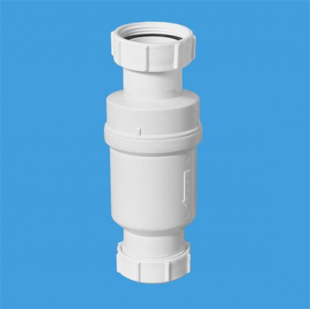 Сифон McALPINE MRNRV50-PB сухой Ø50 - 1-1/2 самозакрывающий