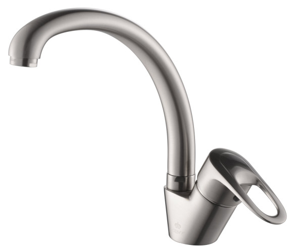 Смеситель KAISER 21544 City для кухни Silver, сатин