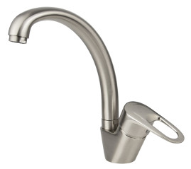 Смеситель KAISER 21544 City для кухни Silver, сатин 