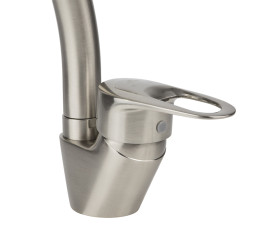 Смеситель KAISER 21544 City для кухни Silver, сатин 