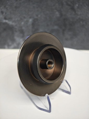 Крышка KAISER 8025-1 (8004С-1) выпуска автомат 8004 для ванны, бронза