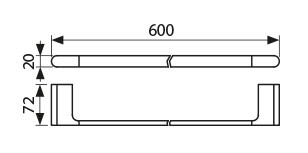 Держатель KAISER KH-2701 Franco полотенца