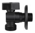 Кран KAISER 274(261BL) 1/2"х3/4" угловой черный