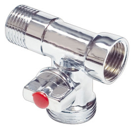 Кран KAISER 260 стир. прох. 1/2"х3/4"х1/2"