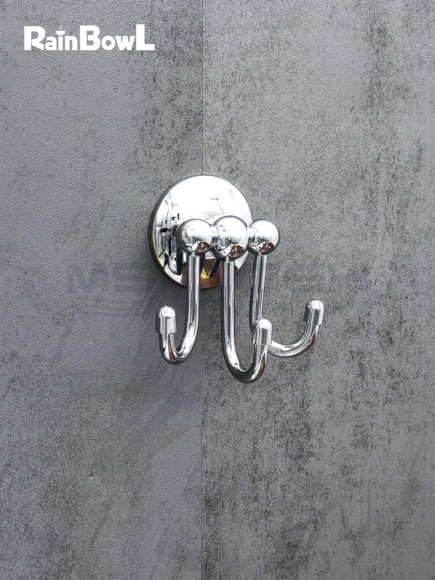 Крючок Rainbowl OTEL для ванной 2527-4 тройной большой хром Крючок Rainbowl OTEL для ванной 2527-4 тройной большой хром