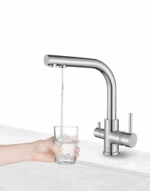 Смеситель для кухни с краном для питьевой воды PAULMARK Essen 213011-307