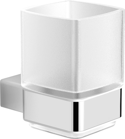 Стакан Langberger стеклянный к стене квадратный 11311A