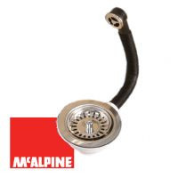 Перелив с прямоугольным и круглым сливом 1 1/2"-113мм "McALPINE" OFR2-113S