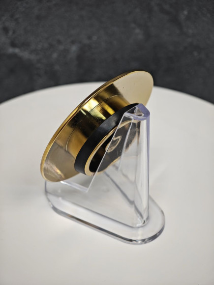 Крышка KAISER 8025-3 (8004С-3) выпуска автомат 8004 для ванны, золотой