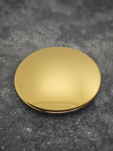 Крышка KAISER 8025-3 (8004С-3) выпуска автомат 8004 для ванны, золотой